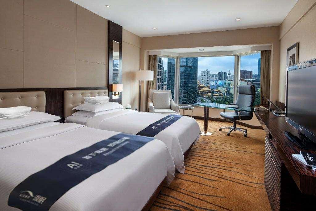 Hotel The Kunlun Jing An Shanghái Habitación foto